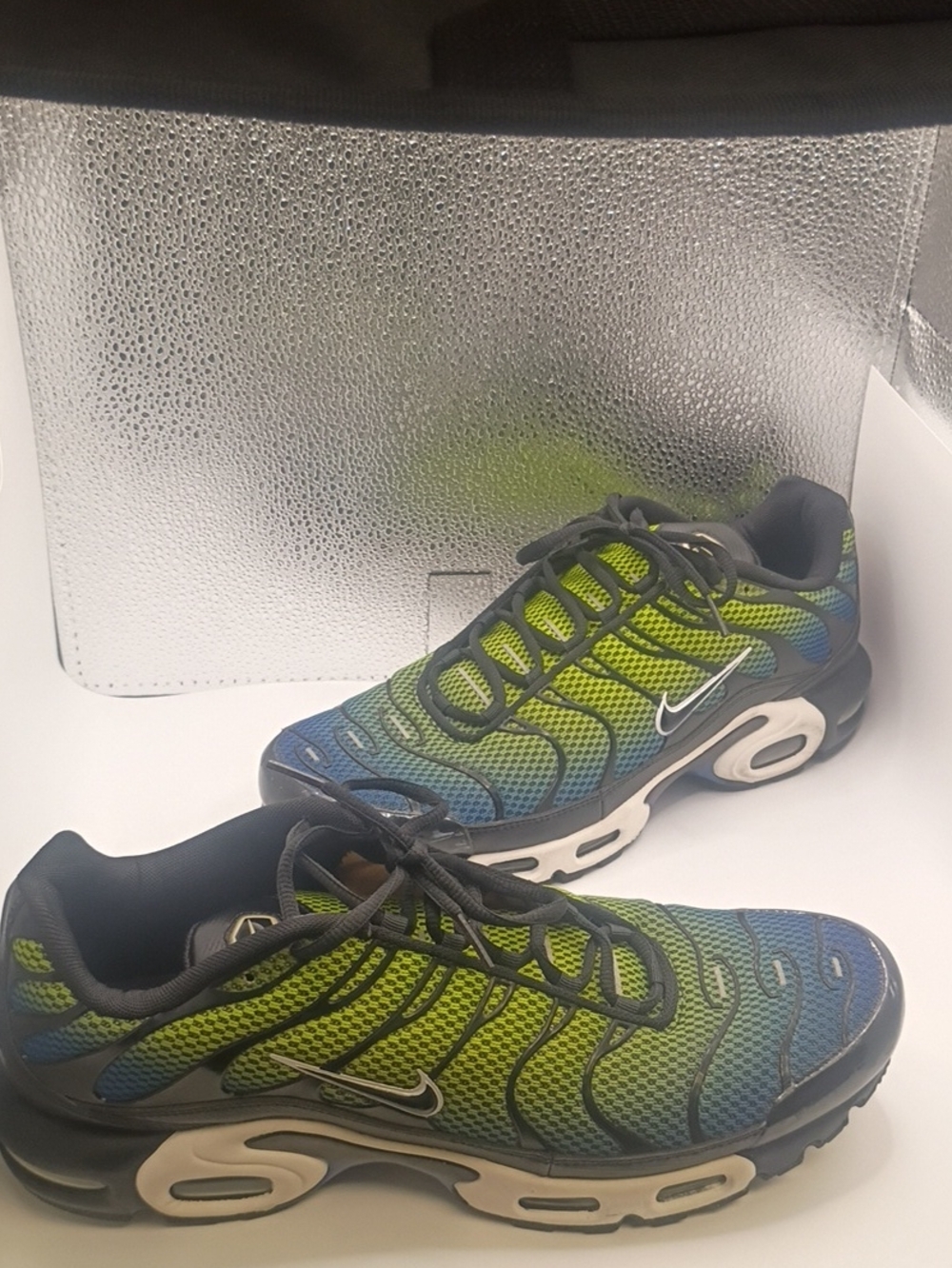 Nike Air TN FZ4628-001 Blue With Green 2023 Athletic Sneakers Men's Size 13